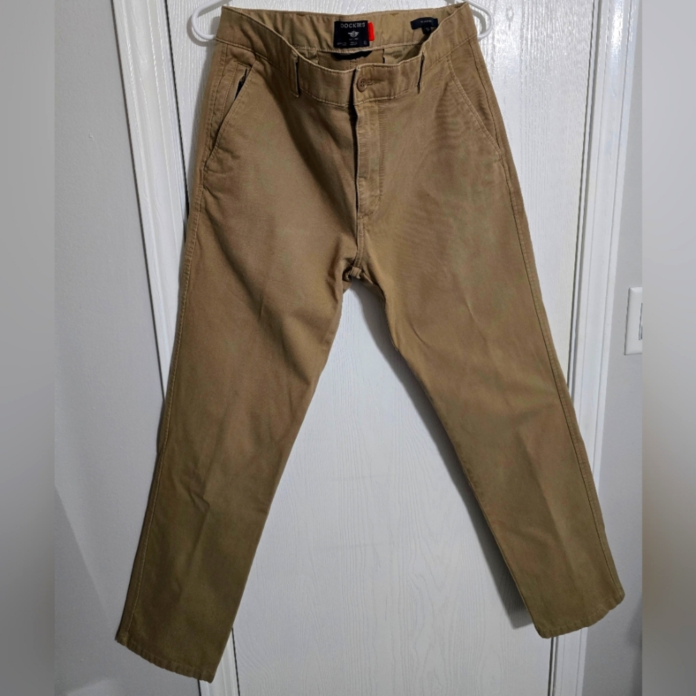 Dockers Men's Tan Pants slim fit size 32